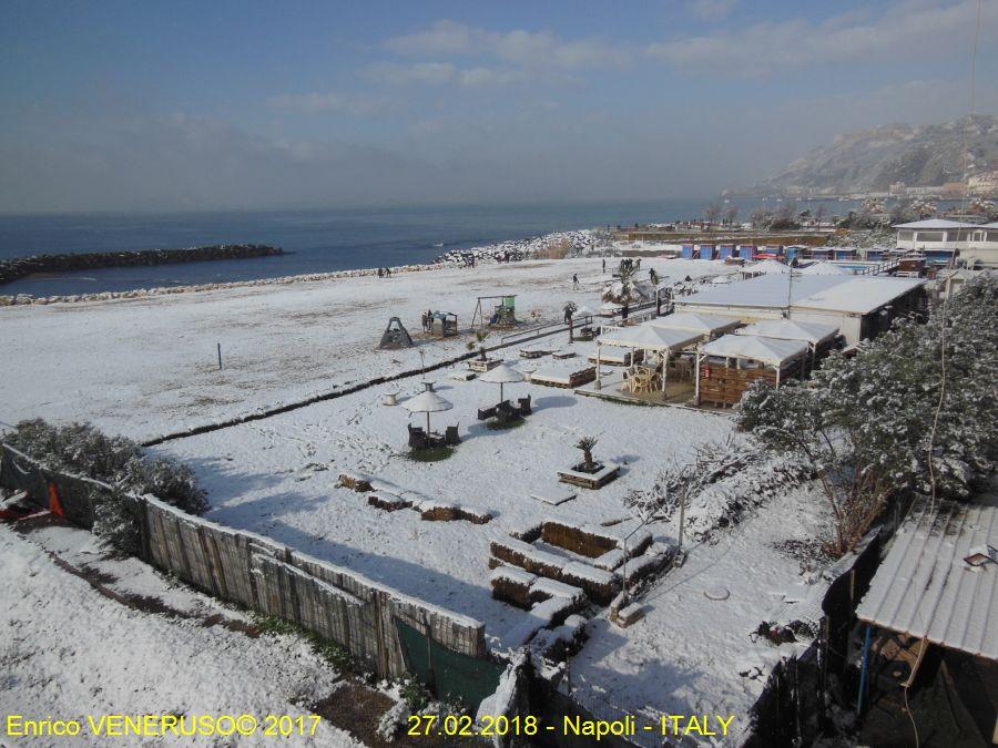 Spiaggia di Bagnoli  innevata dopo la bufera - 4.jpg